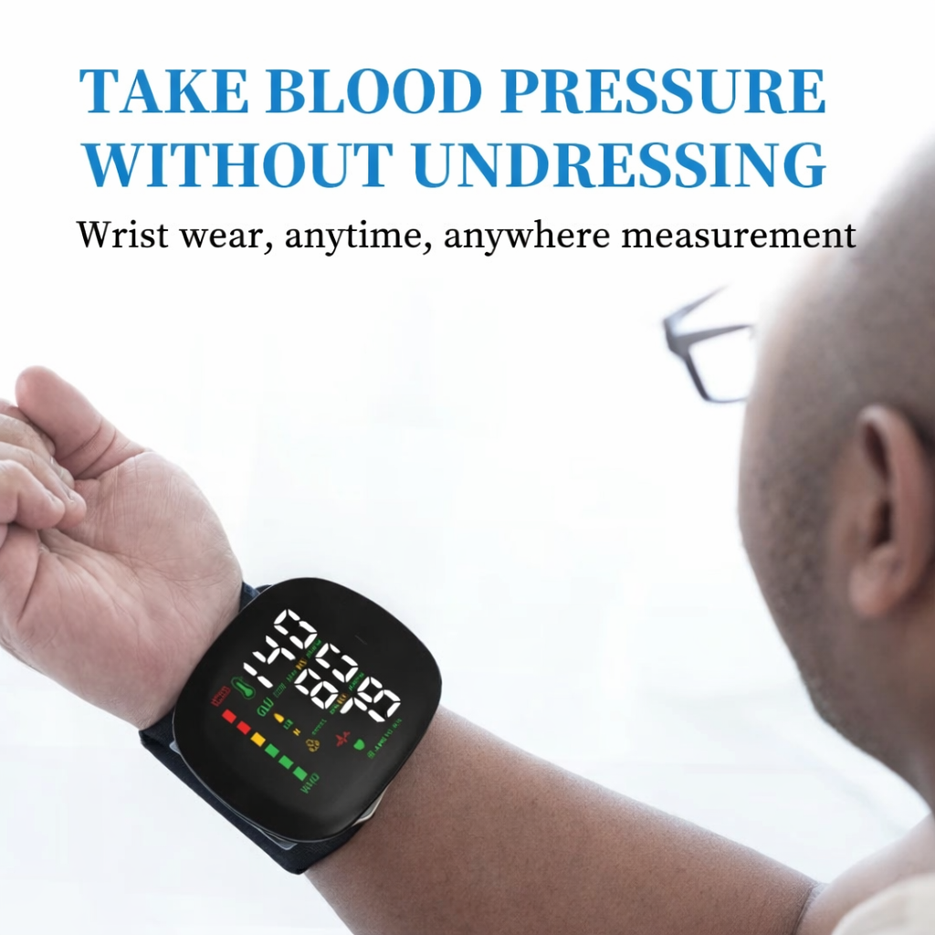 Wrist Style Blood Pressure Monitor for Home Use