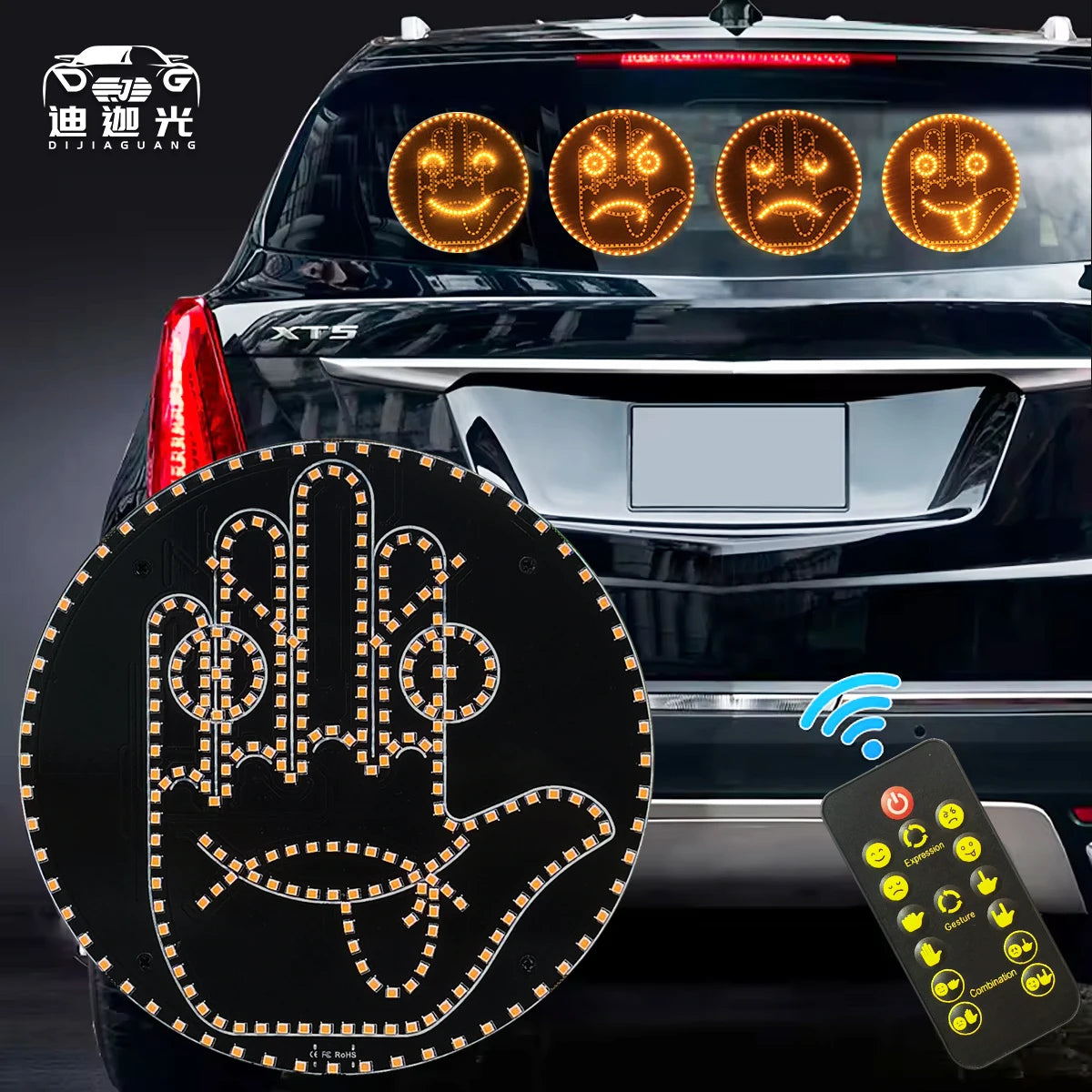 Smart lighting that expresses your mood on the road
