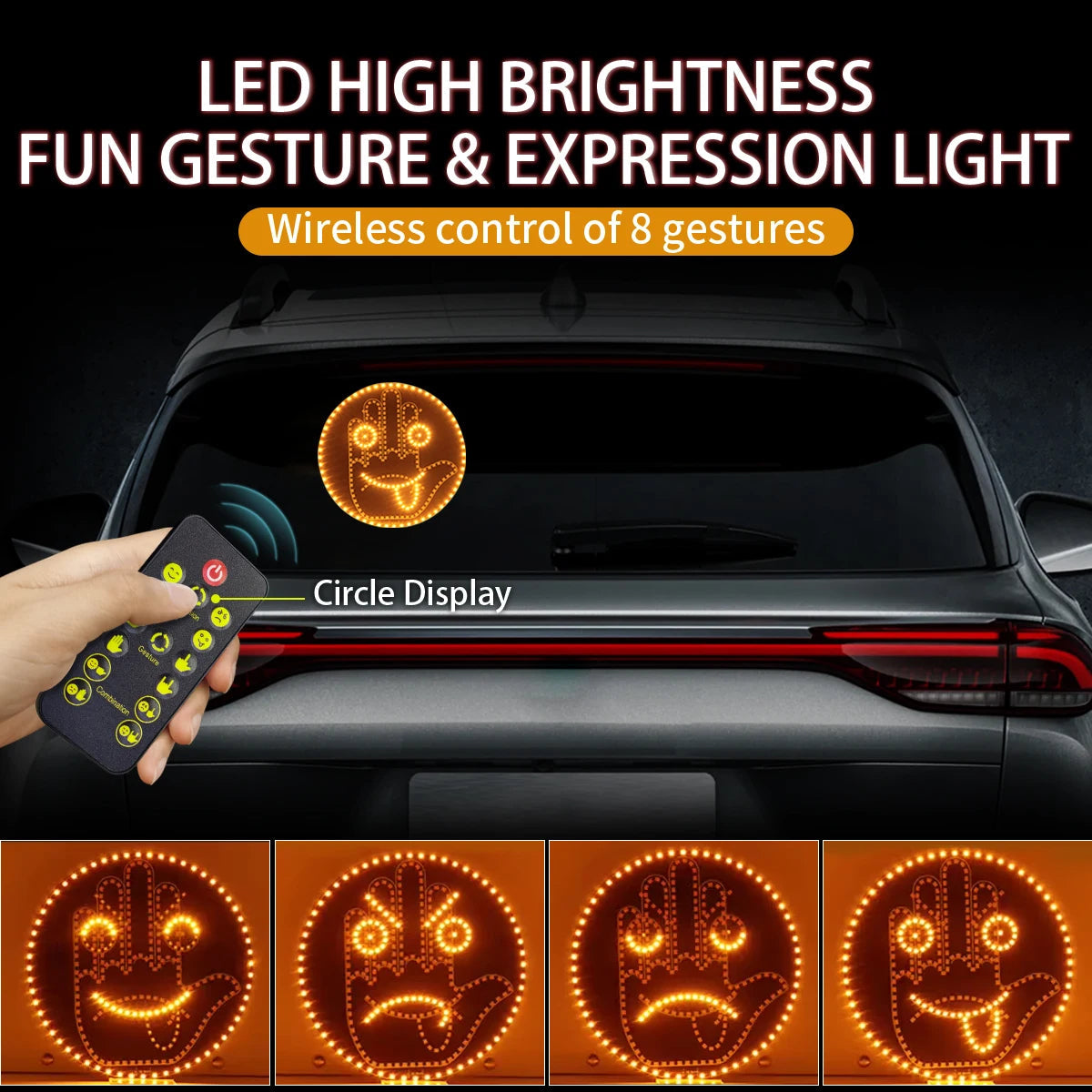 Smart lighting that expresses your mood on the road