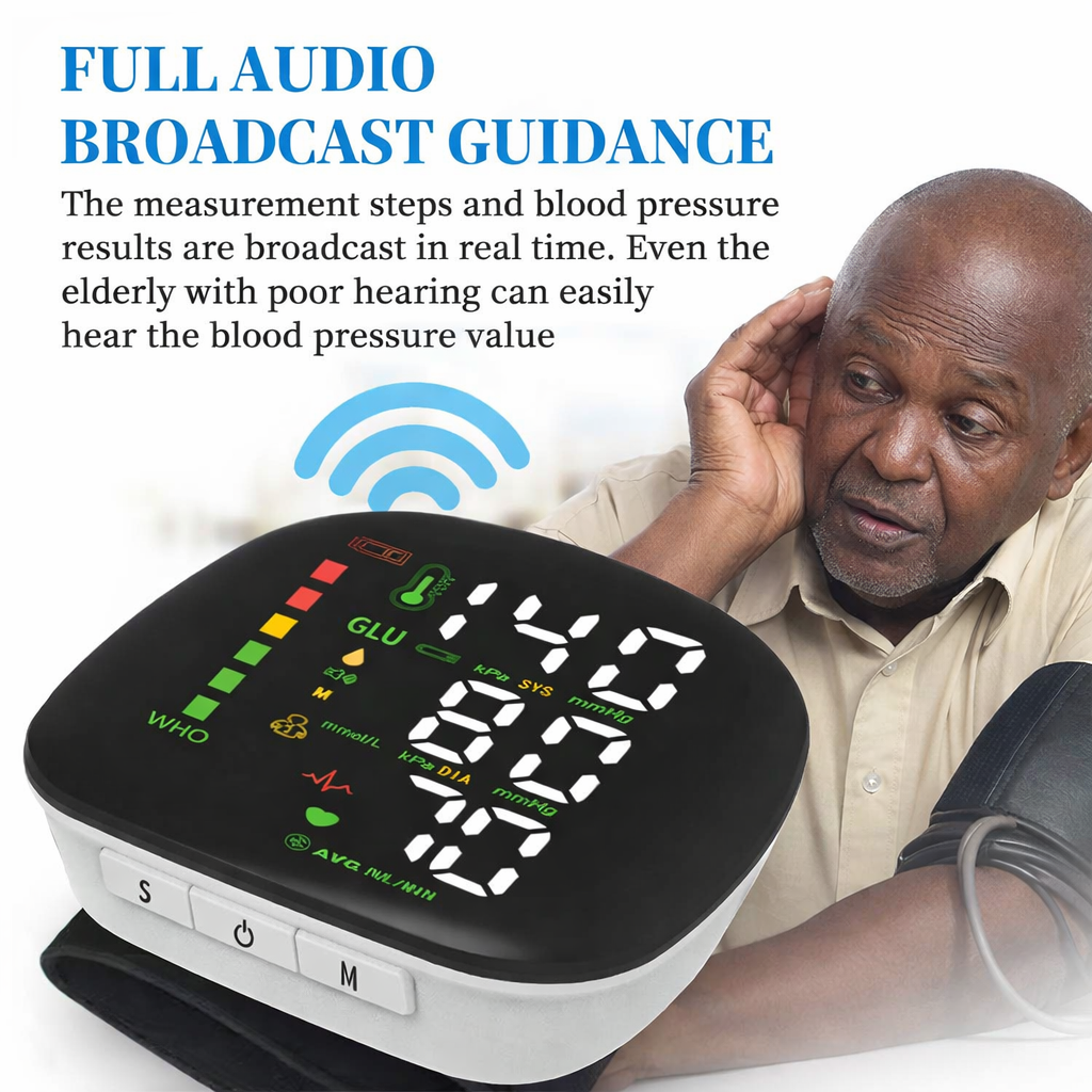 Wrist Style Blood Pressure Monitor for Home Use