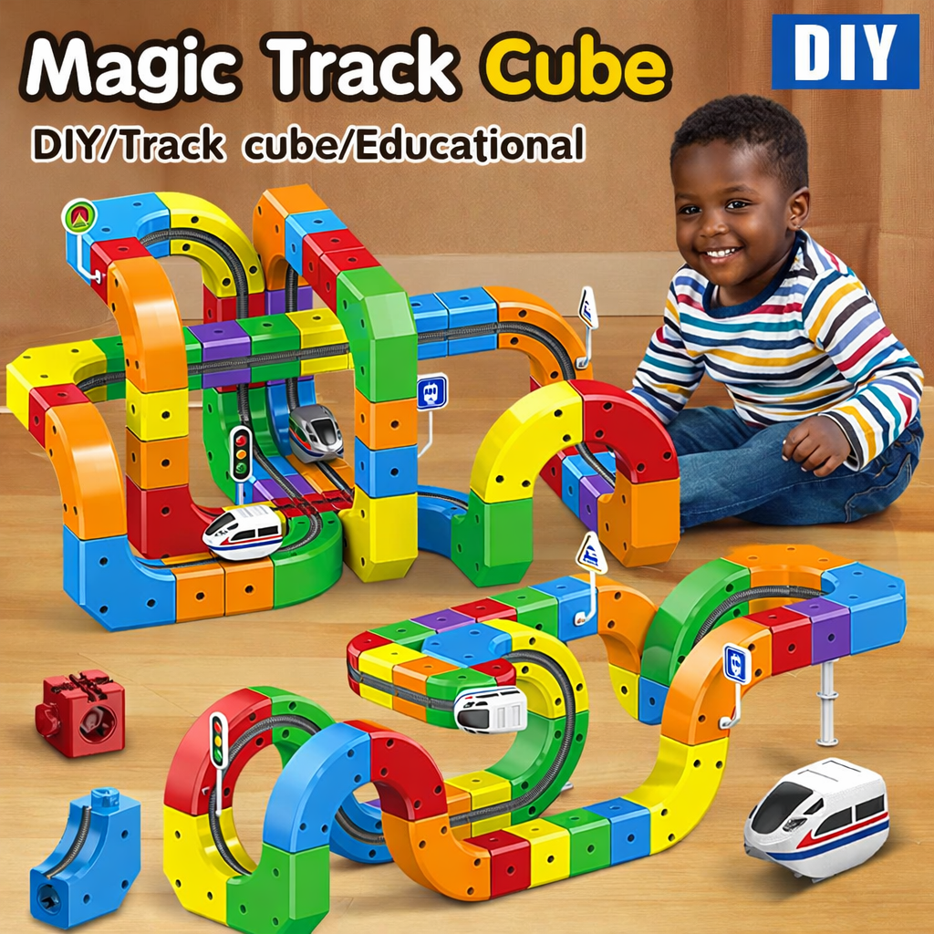 Hot Kids Diy Assembly Magic Track Car Baby Racing 51 pc