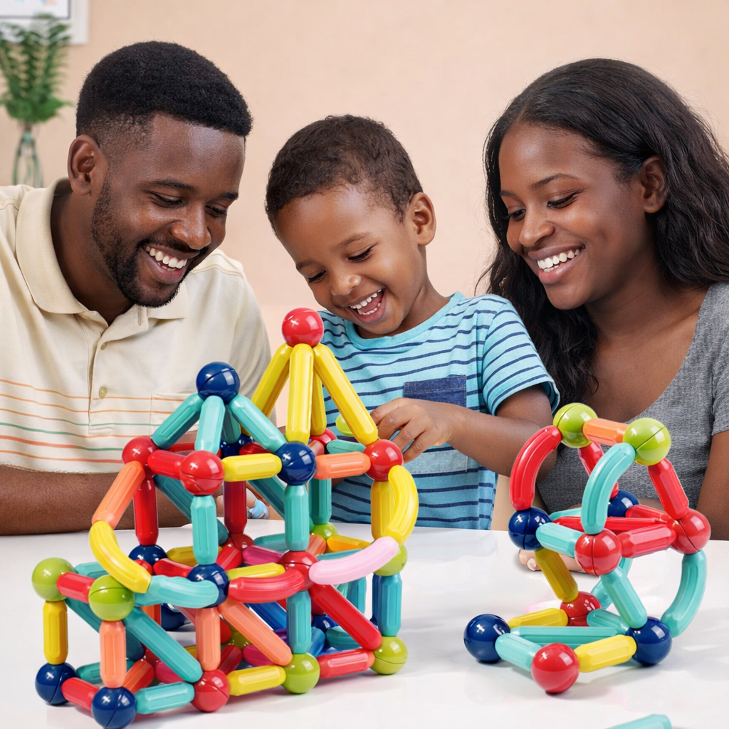 46pcs Educational Magnetic Toys