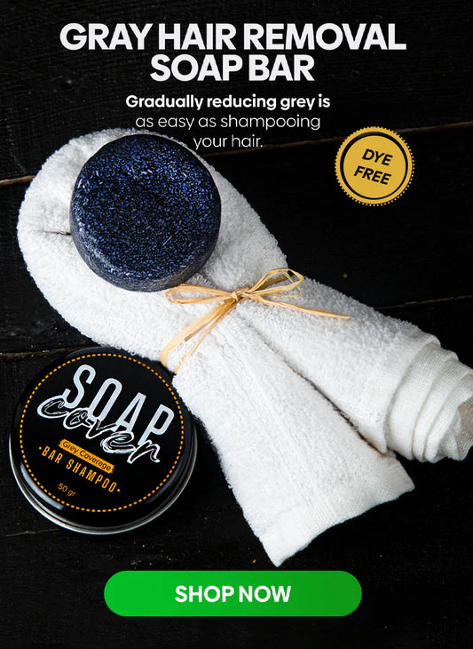 Hair darkening Soap shampoo